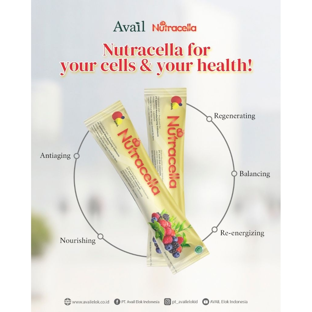 Avail Nutracella, nutrisi akurat sel, harga eceran per saset