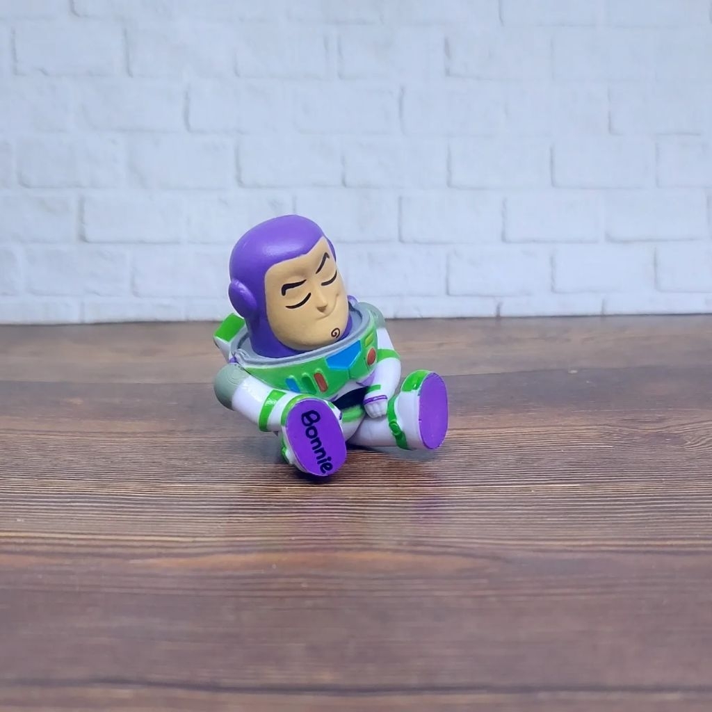 Buzz Lightyear ori Disney/Pixar figure cibi karet padat mainan toy story mcd happy meal
