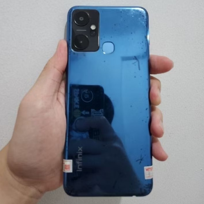 Termurah INFINIX SMART 6 PLUS RAM 3/64GB EX RESMI INFINIX SECOND FULLSET NO MINUS