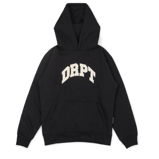 DROPOUT.OOC HOODIE SWEATER COLLEGE BLACK