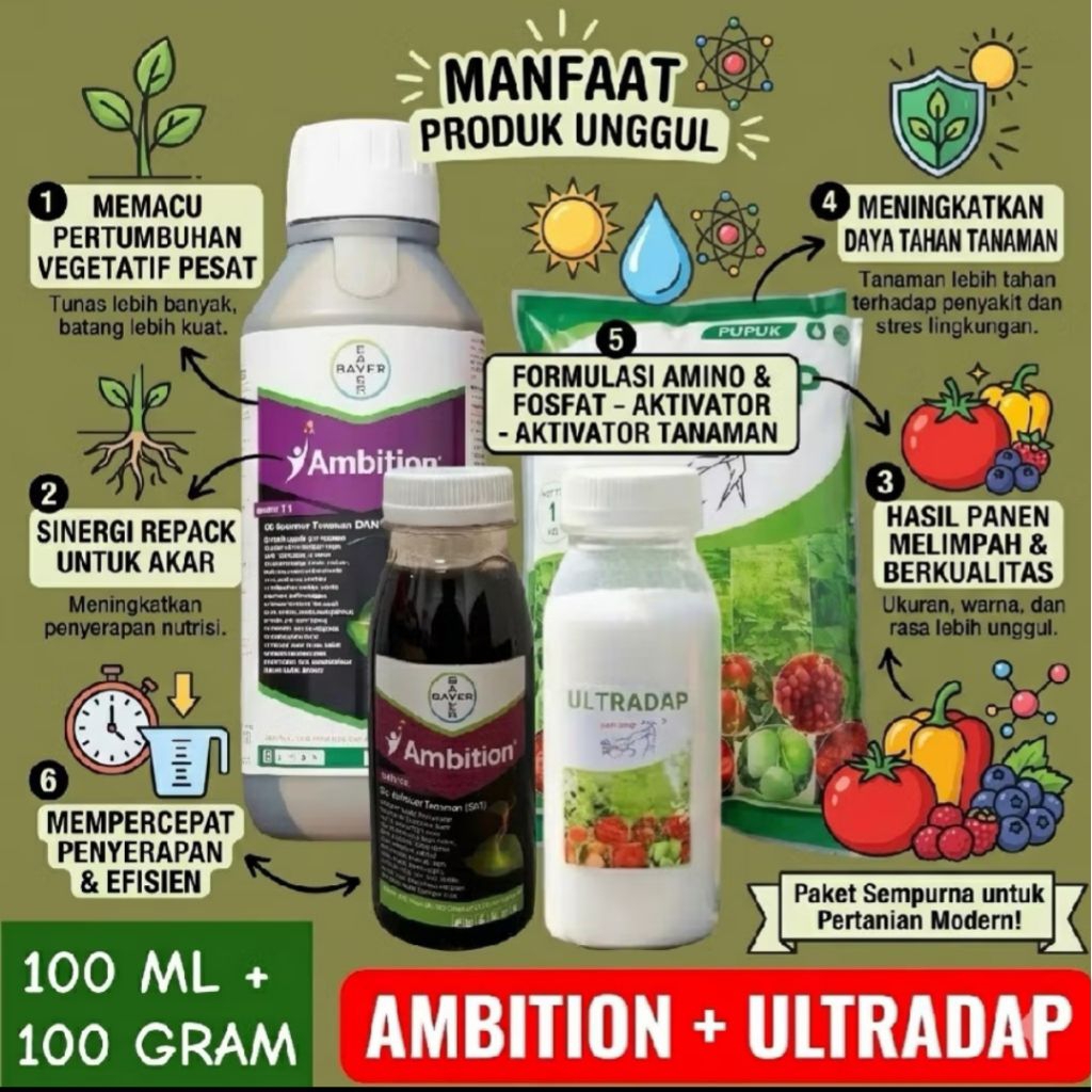 Ambition dan ultradap repack 100 ml