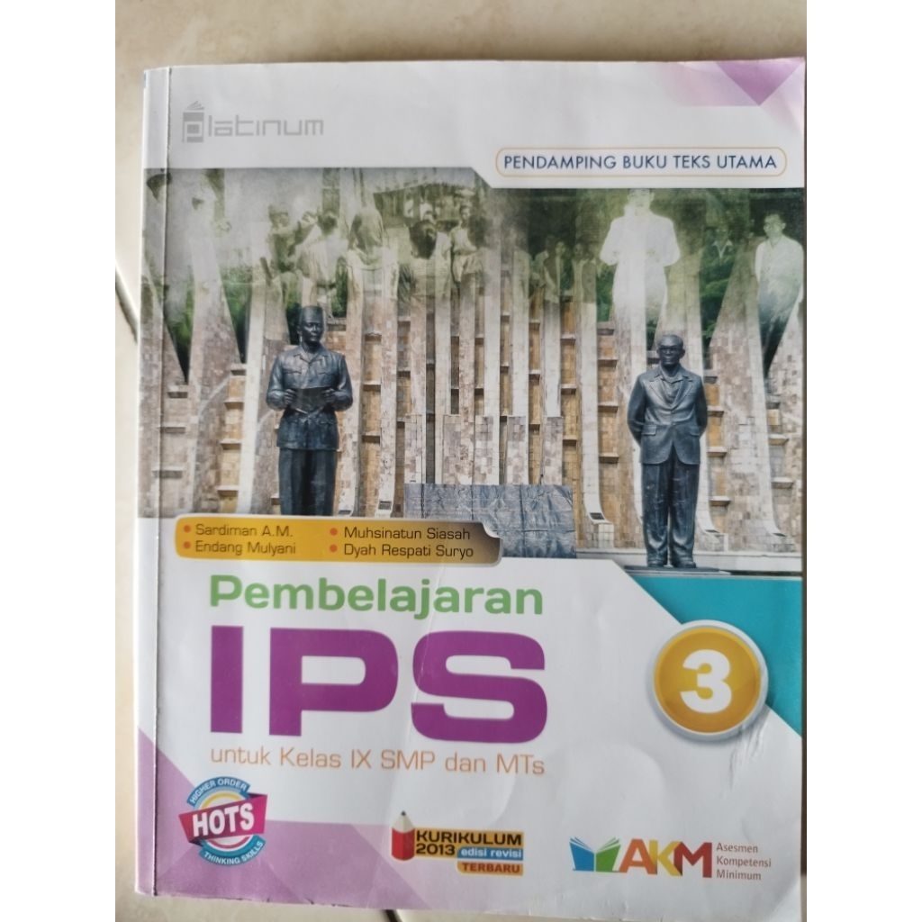 Jual Buku IPS Platinum kelas 9 SMP Kurikulum 2013