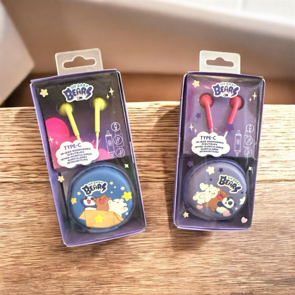 MINISO WE BABY BEARS HEADSET TYPE C EARPHONE