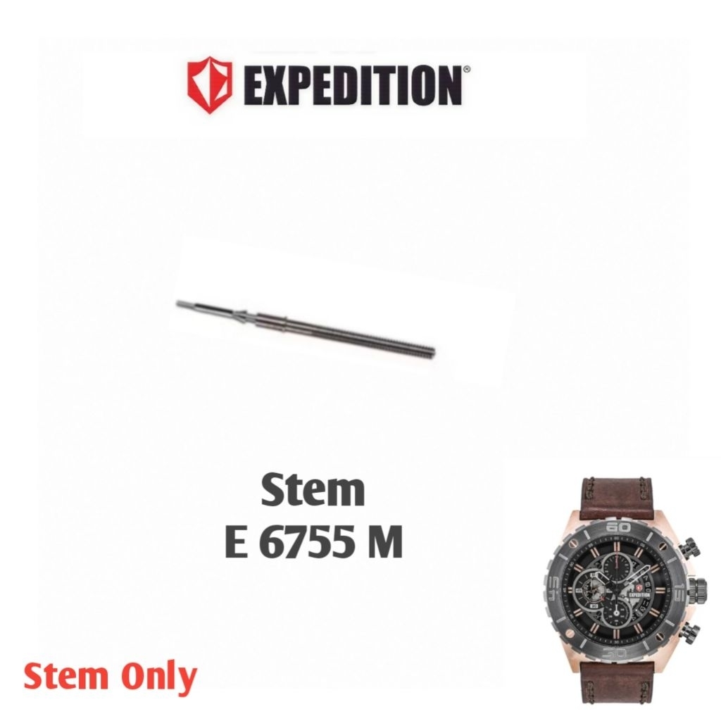 Stem Original untuk jam tangan Expedition Type E6755 M