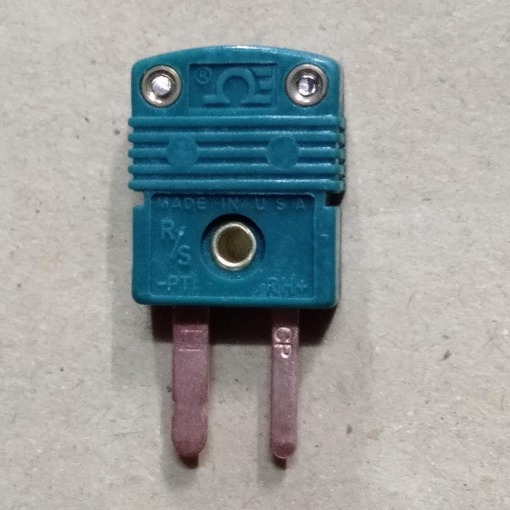Mini jack connector thermocouple type R/S male