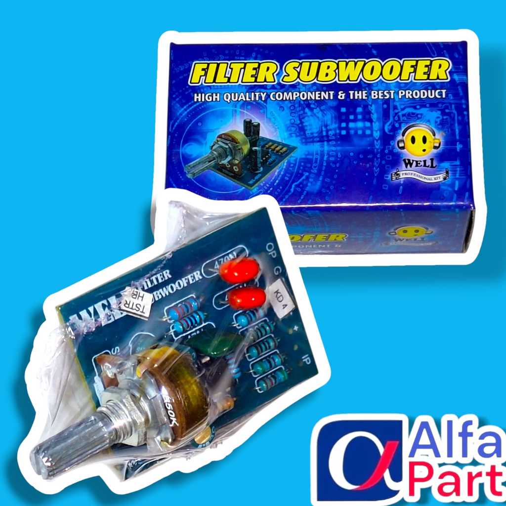 KIT FILTER SUBWOOFER WELL