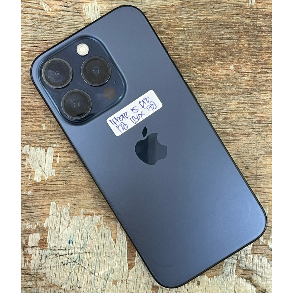 Hp Second iPhone 15 Pro 128GB IBOX Fullset