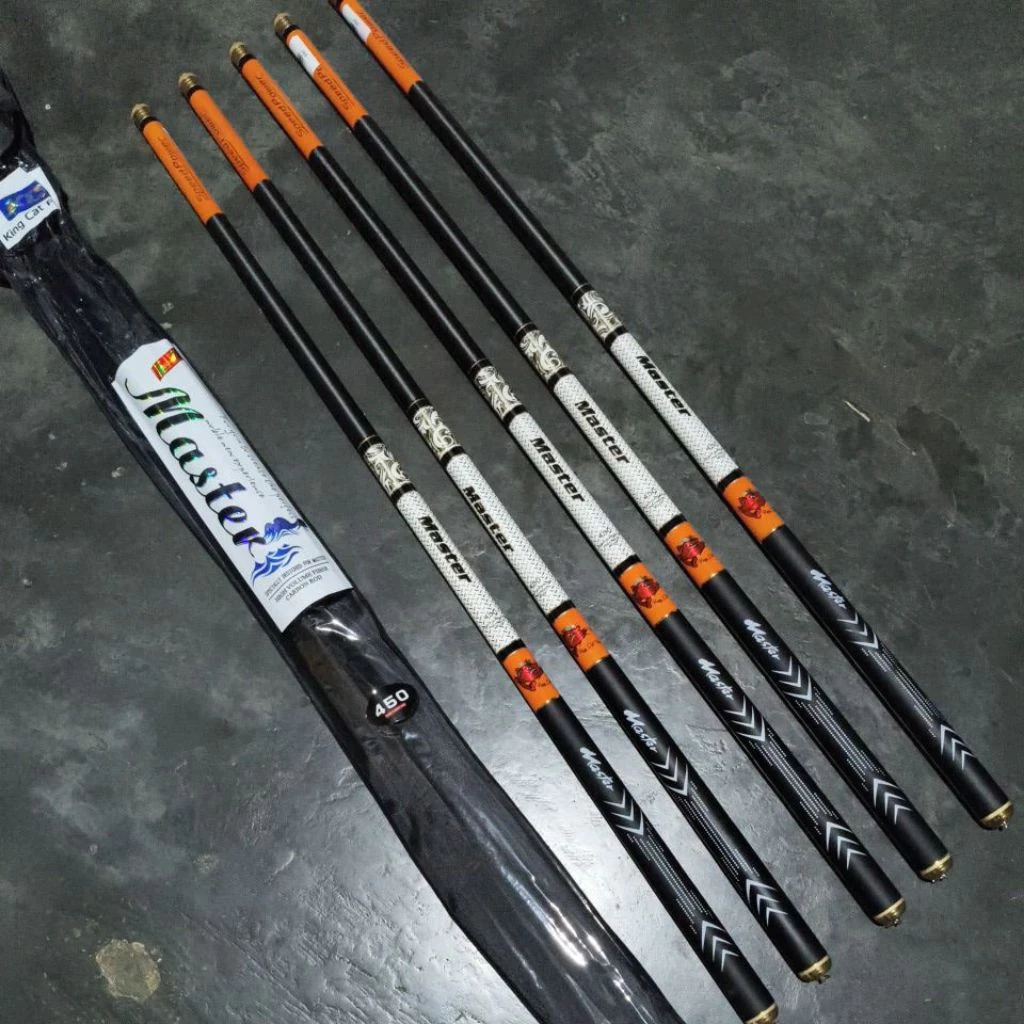 Tegek King Catfish Master 360 450 540 Bahan Carbon Ringan Kuat