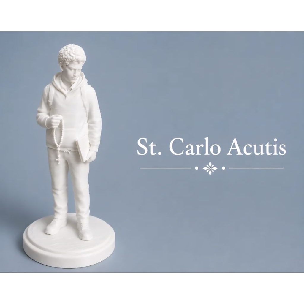 Patung st. carlo acutis