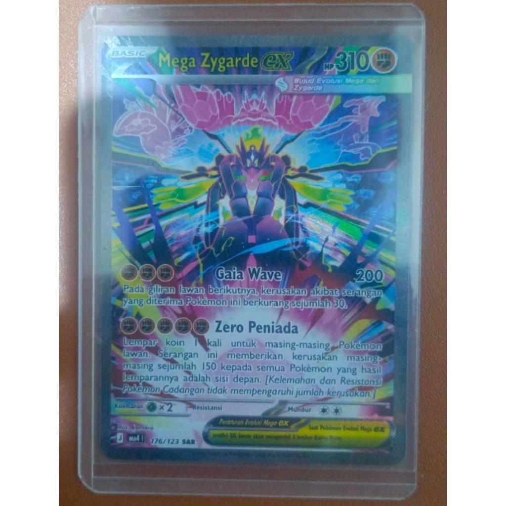 Mega Zygarde 176/123 SAR(MA4) Ledakan Peniada Pokemon Indonesia