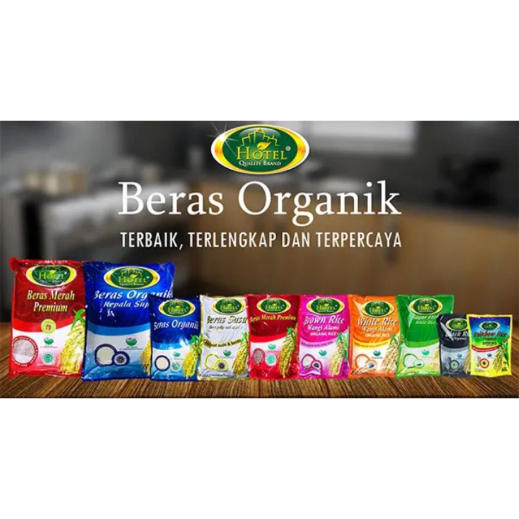 BERAS ORGANIK - BERAS HOTEL beras 2 kilo
