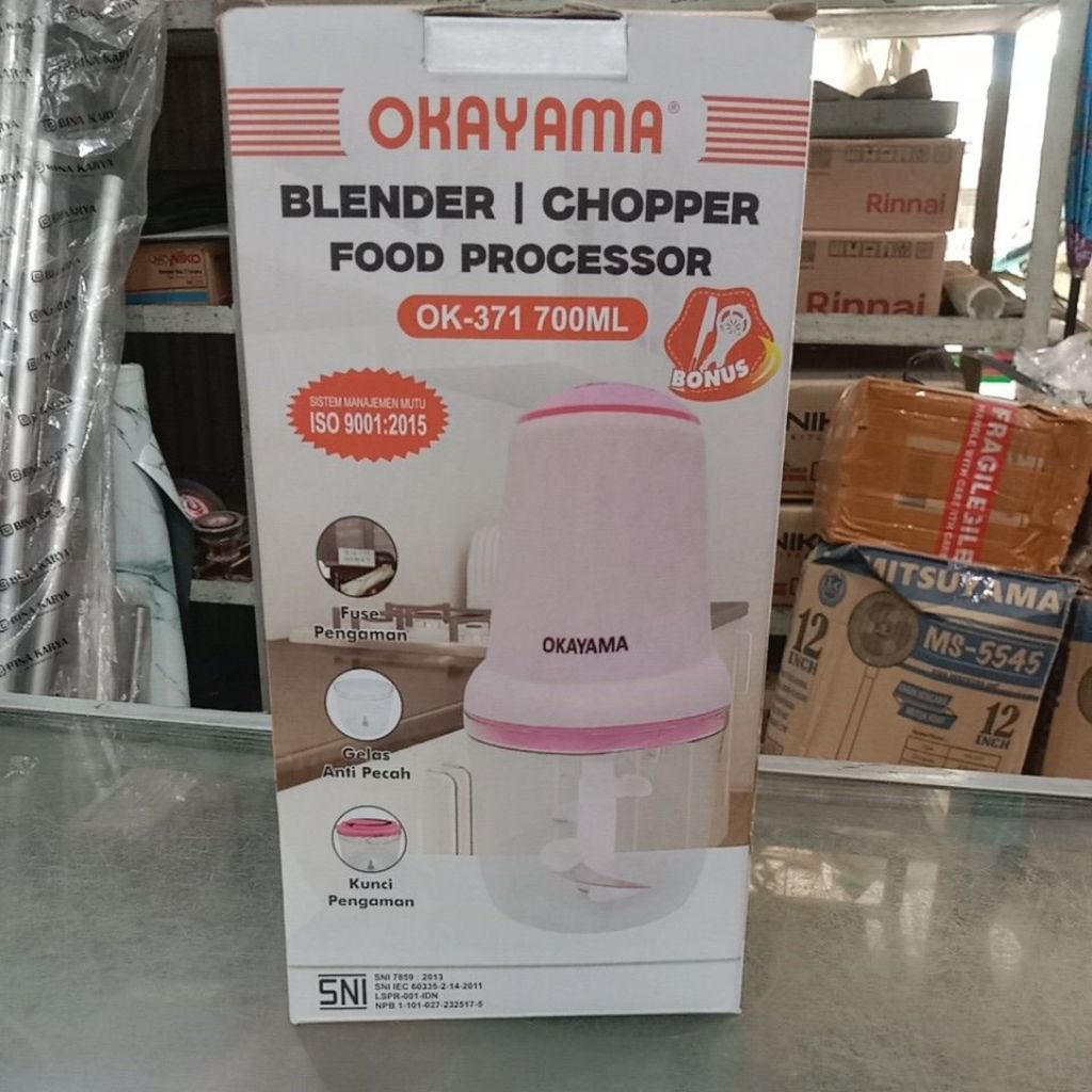 Blander /Chopper/ Food Processor OKAYAMA/ copper Kapsul