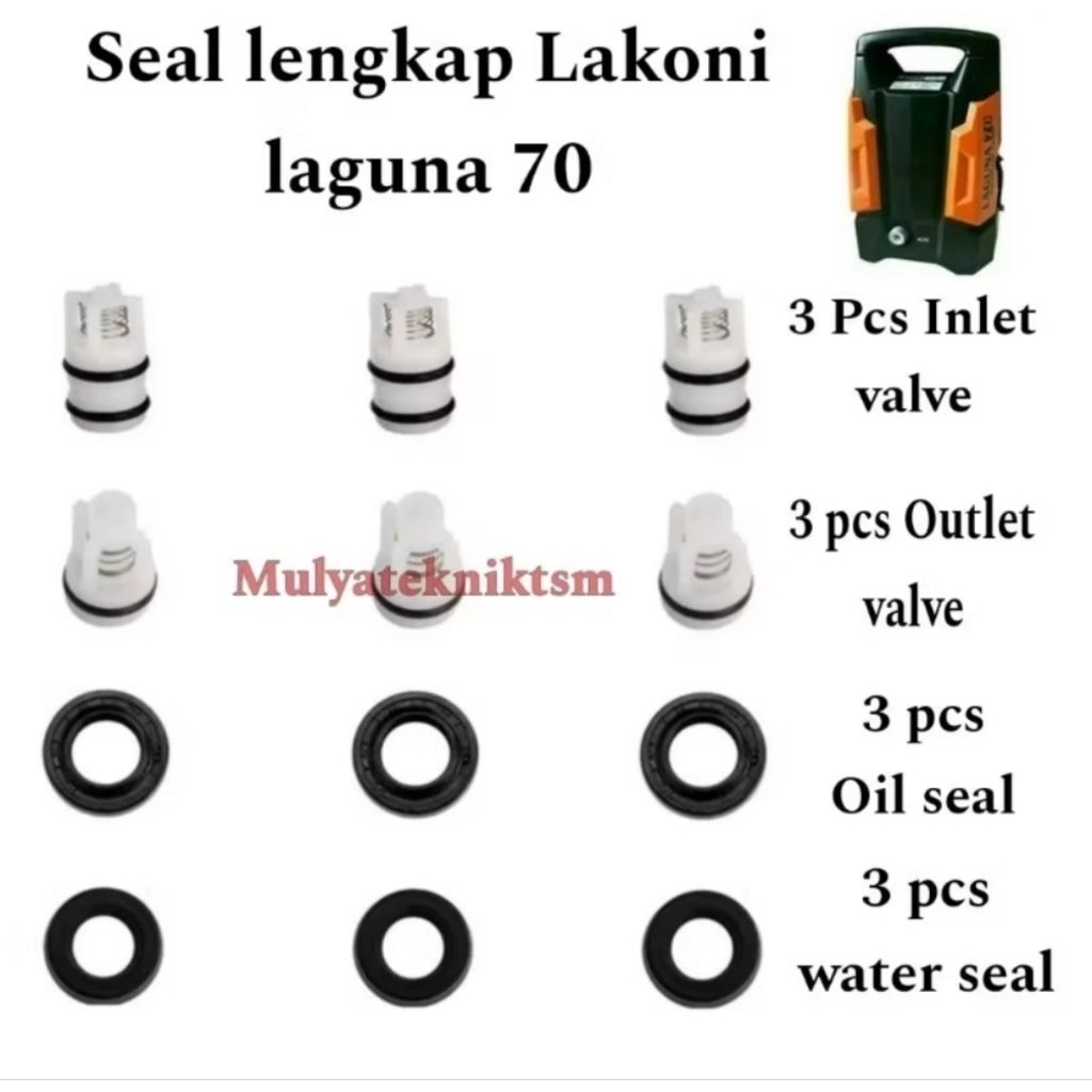 Water seal lakoni laguna 70 Oil seal lakoni laguna 70 inllet valve lakoni laguna 70