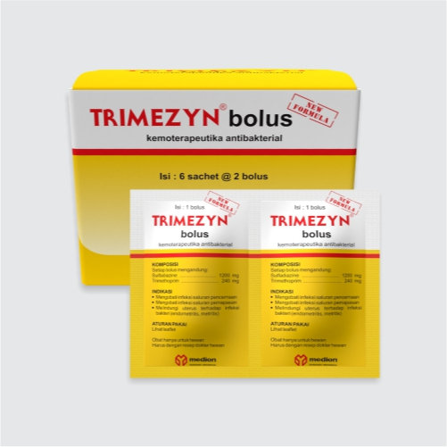 Trimezyn Bolus SATU BOX isi 12 Bolus Medion