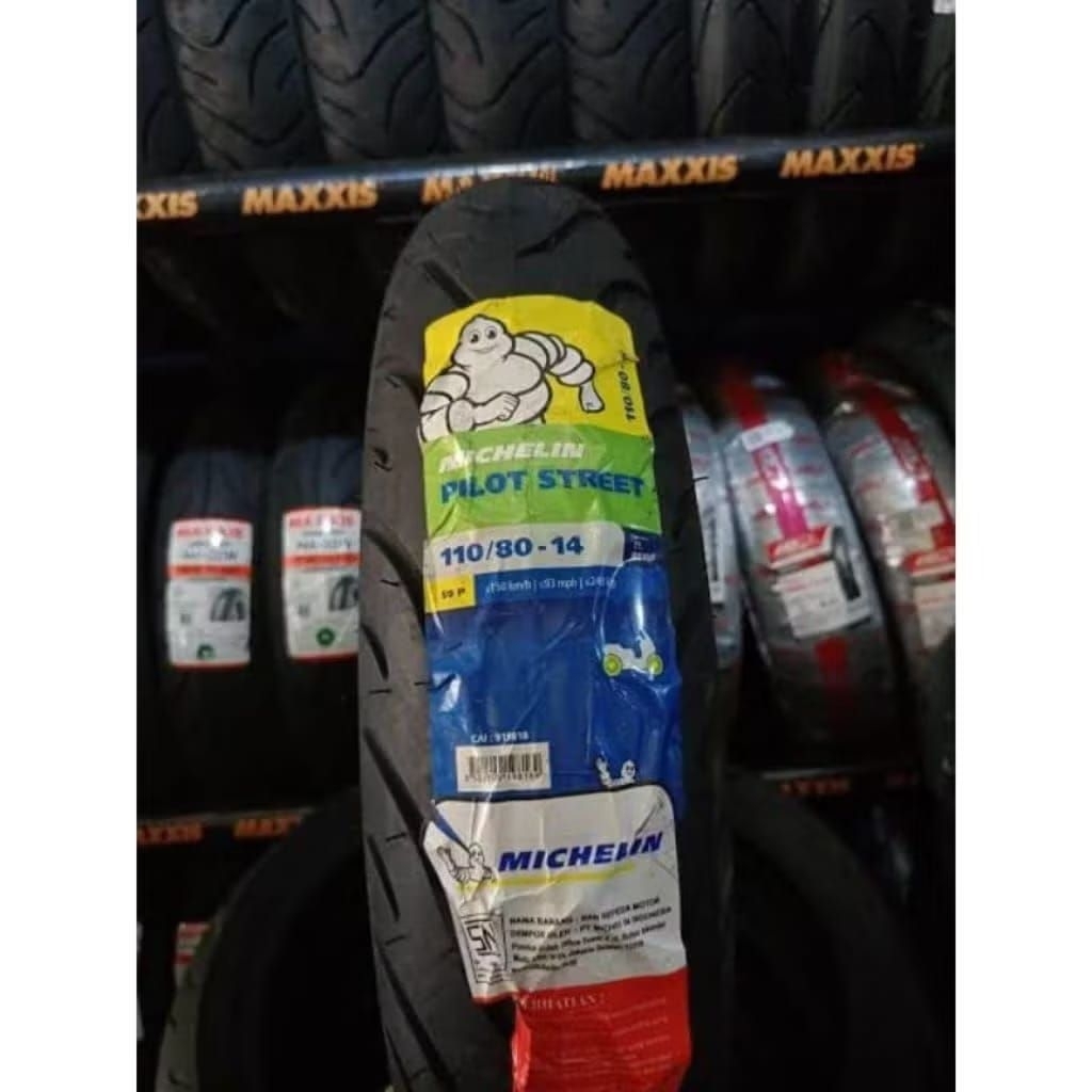 PROMO BAN DEPAN AEROX MERK MICHELIN PILOT UKURAN 110/80-14 TUBLESS