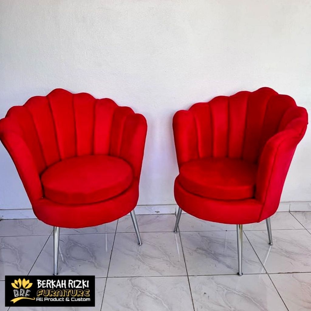 sofa kerang satu seater | sofa single | sofa princes