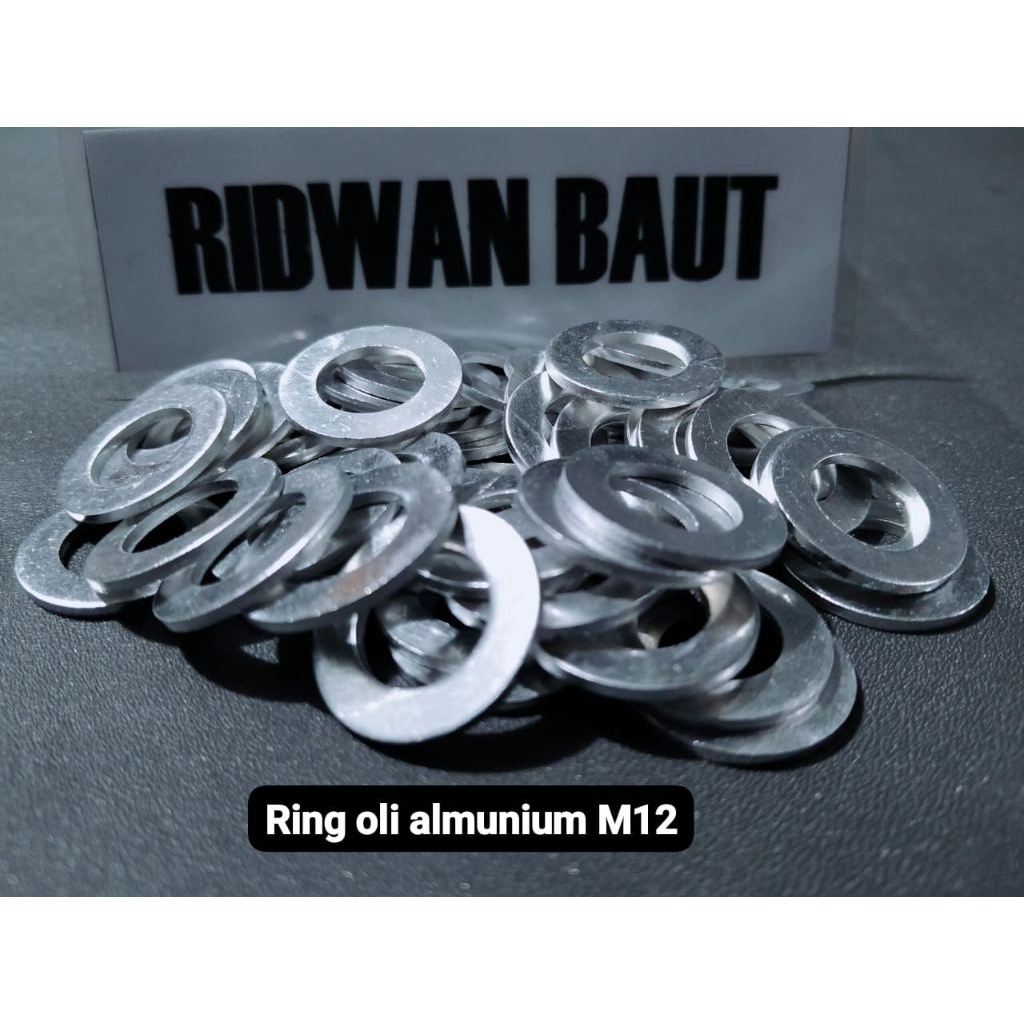 RING OLI ALUMUNIUM M12 (BAUT 17)