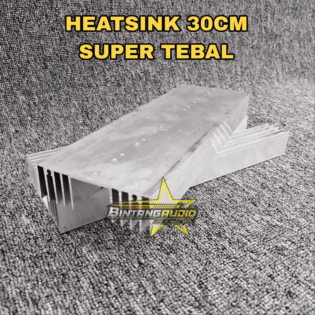 Pendingin Transistor Final 5sirip Panjang 30cm Super / Heatsink 30CM Toshiba Sanken MJL TIP - Tebal 