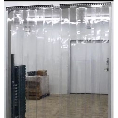 tirai set pvc clear lebar 100cm x tinggi 220cm