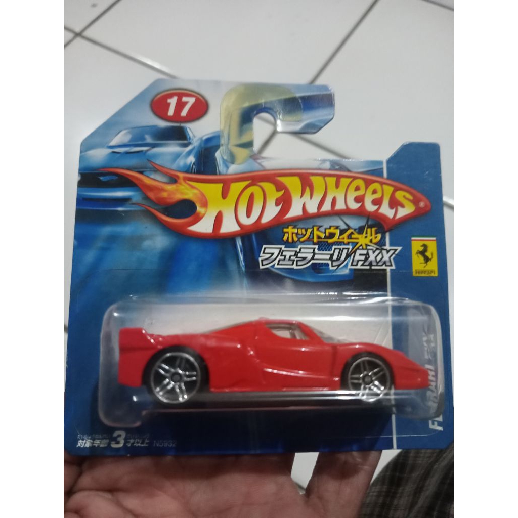 Hotwheels Ferrari FXX short card Japan card (nego).