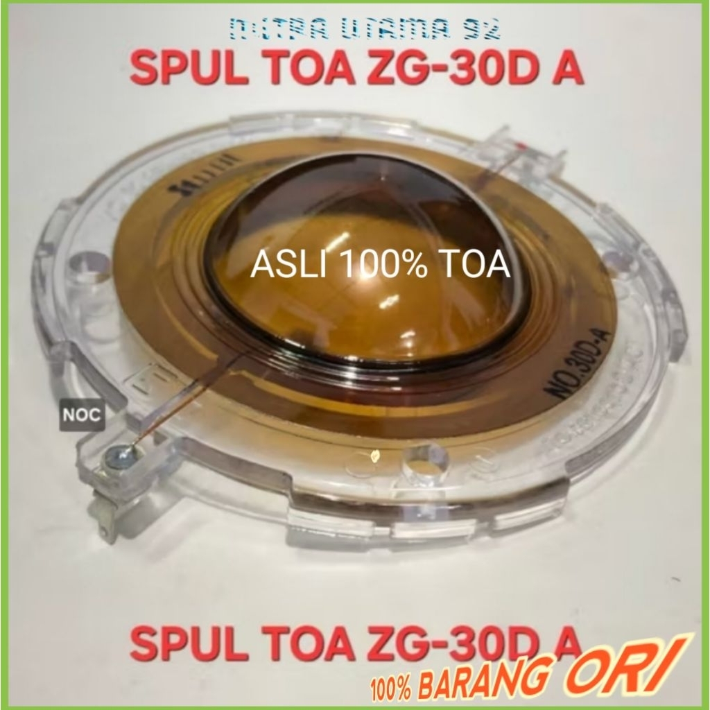 DIAPHRAGM SPUL TOA ZG-30D-A 25W SPULL TOA ZG30DA 25 W FOR CORONG SPEAKER ZH-5025B ZH-5052B SEPUI COR