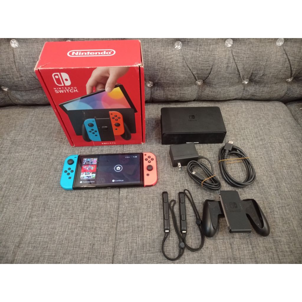 Nintendo Switch OLED OFW Original Fullset