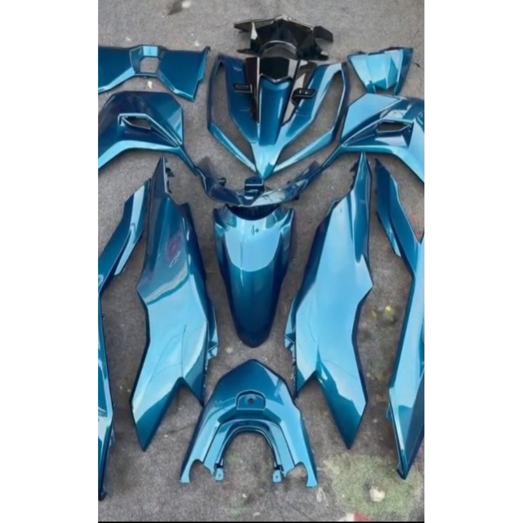 cat motor blu metalic biru metalic cat perawatan kendaraan
