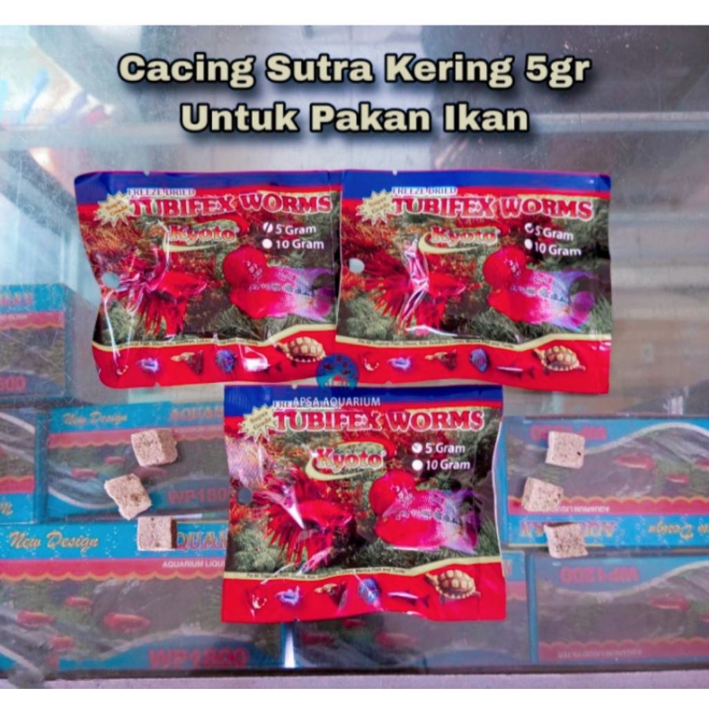 pakan cacing sutra kering
