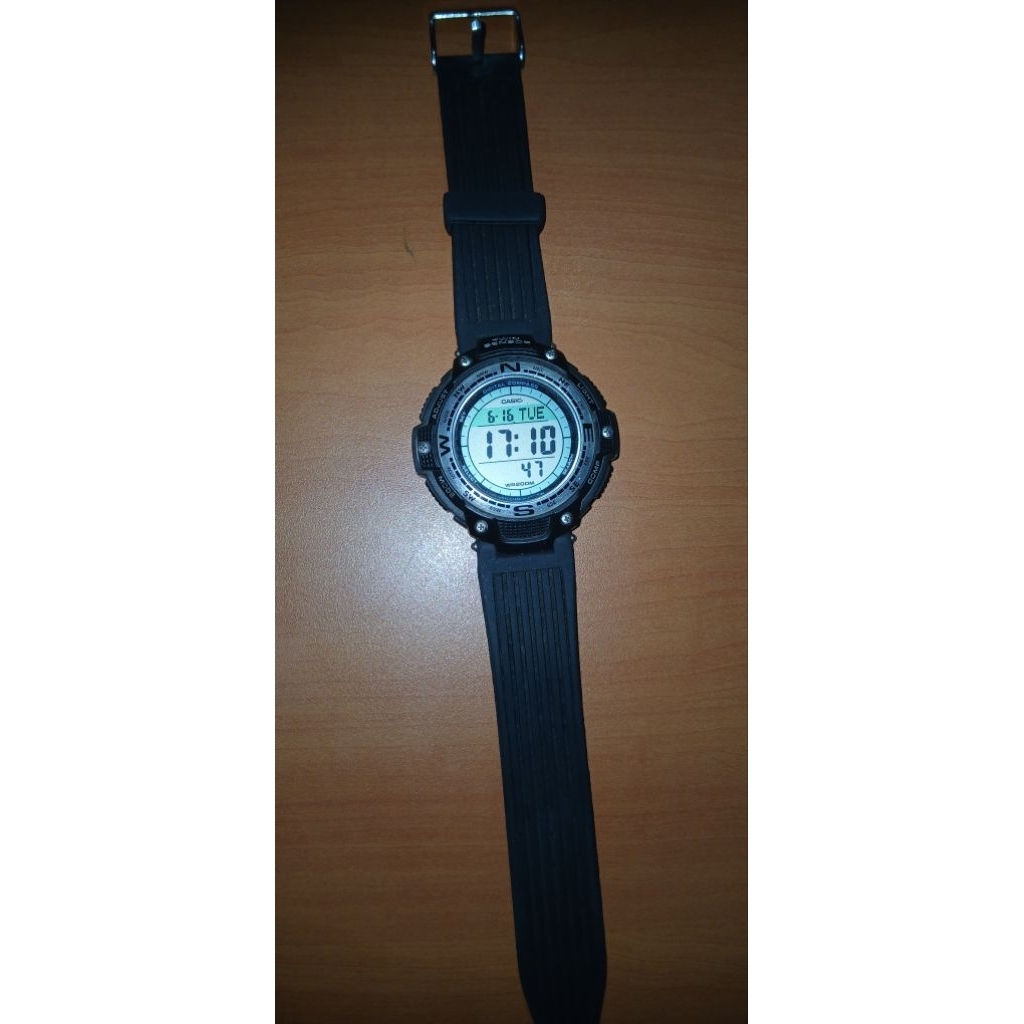 jam casio kompas dan thermo
