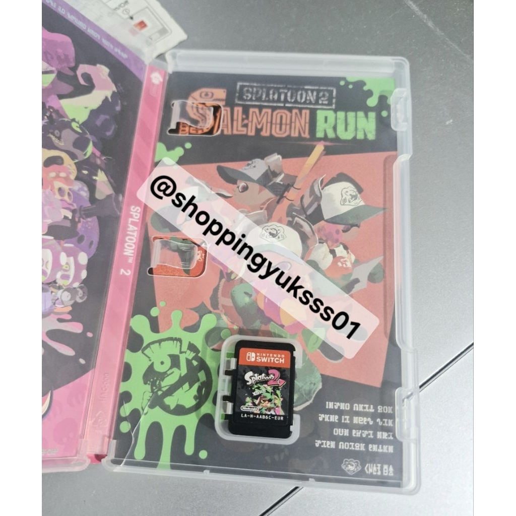 KASET SPLATOON VOL 2 NITENDO SWITCH 1 PRELOVED SECOND ORIGINAL 10000%