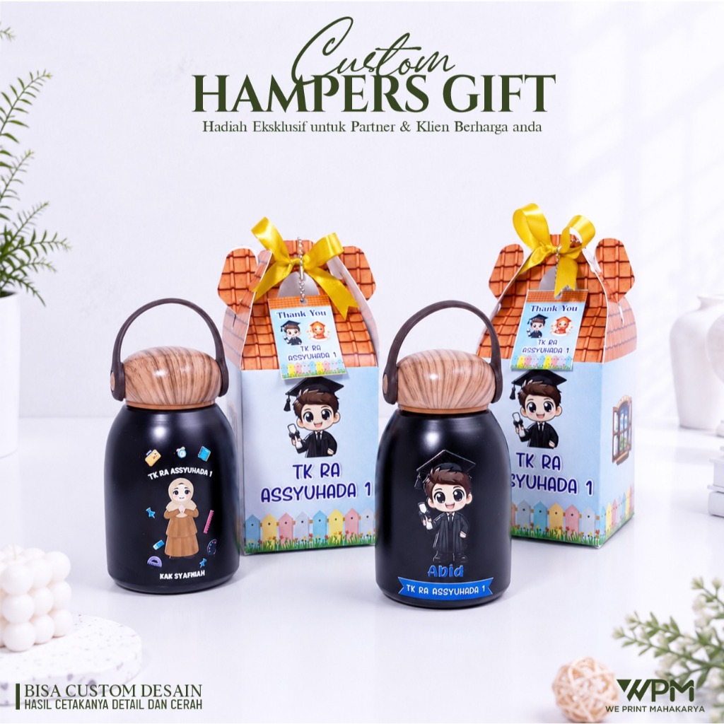 HAMPERS TERMOS JAMUR SATUAN / WISUDA /  LEBARAN/ CHRISTMAS / NATAL / LEBARAN /  IMLEK /  NATAL / LEB