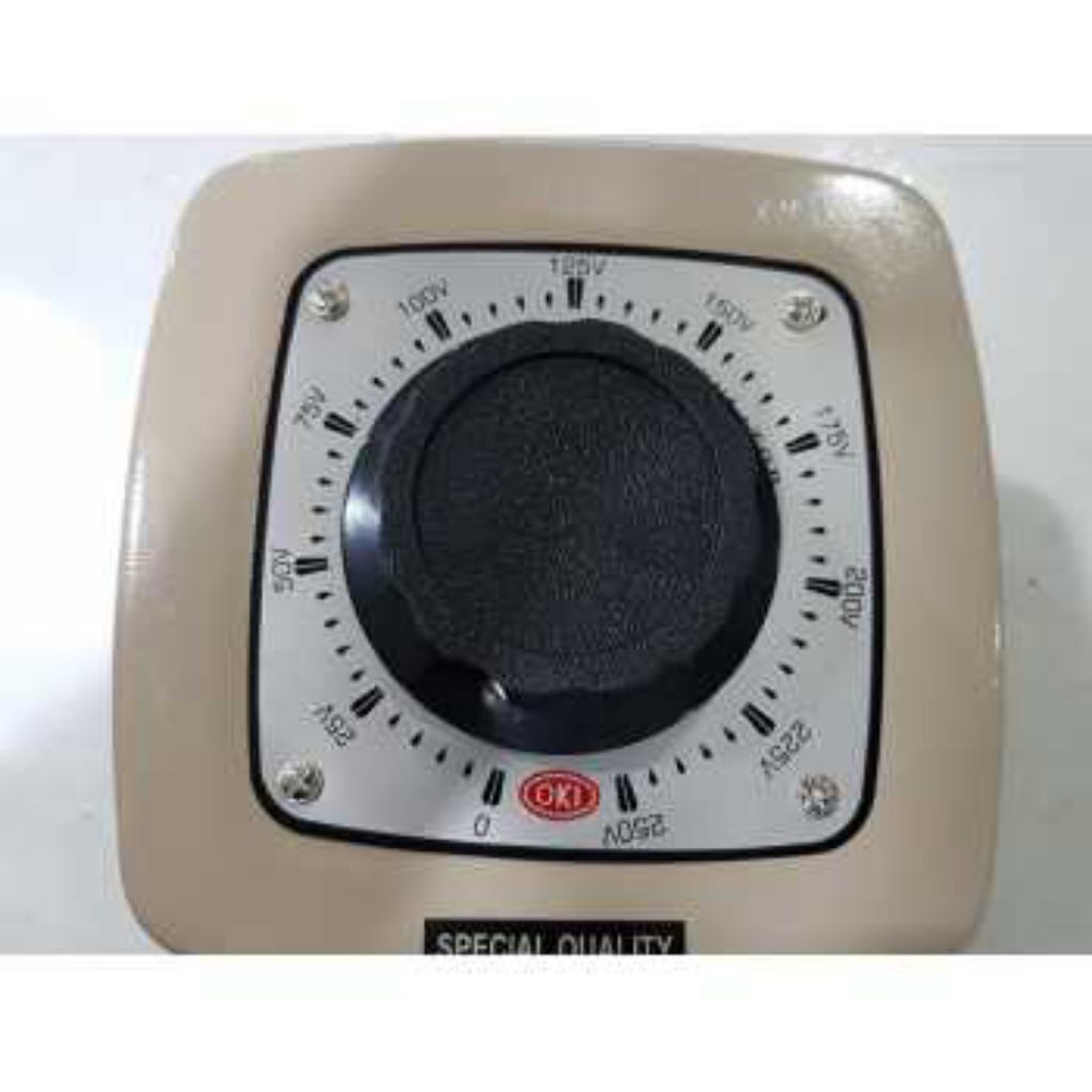adjustable ac voltage regulator 3000w ( 0V s/d 250 volt AC ) merk OKI