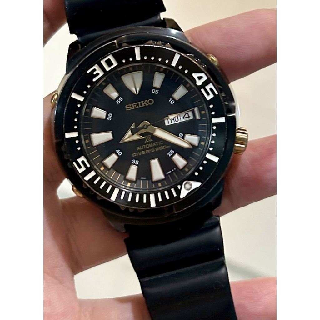 Rare Seiko SRP641K1 Prospex Shrouded Monster Baby Tuna
