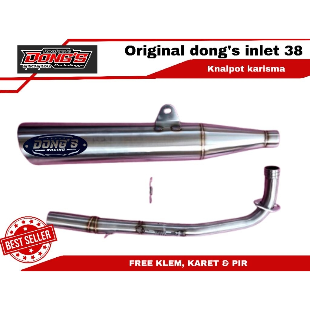 KNALPOT HONDA KHARISMA, SUPRA 125 ORIGINAL