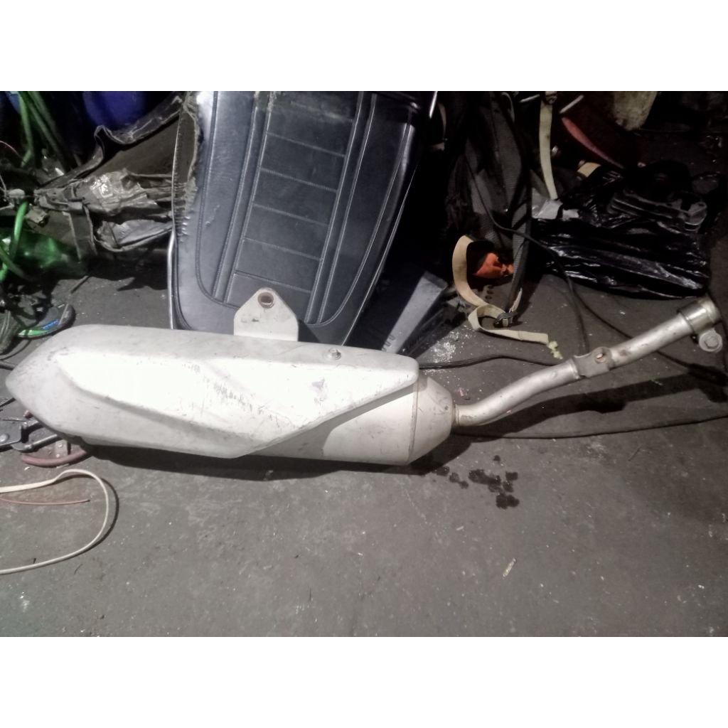 slincer knalpot original copotan klx bahan bedel ktm