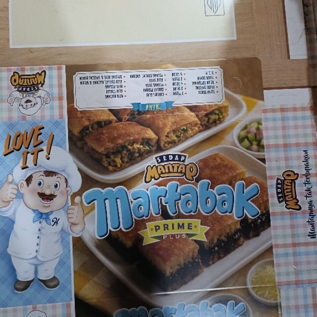 [SEDAP MANTAP MTB PRIME 13,5] DUS MARTABAK 13.5X21 / BOX MARTABAK 13.5 X 21 X 4.3 CM / KOTAK MAKANAN