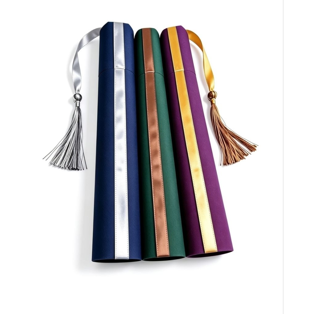 Tabung Wisuda | Selongsong Ijasah Size TK - SMP Bahan Buludru BERKUALITAS