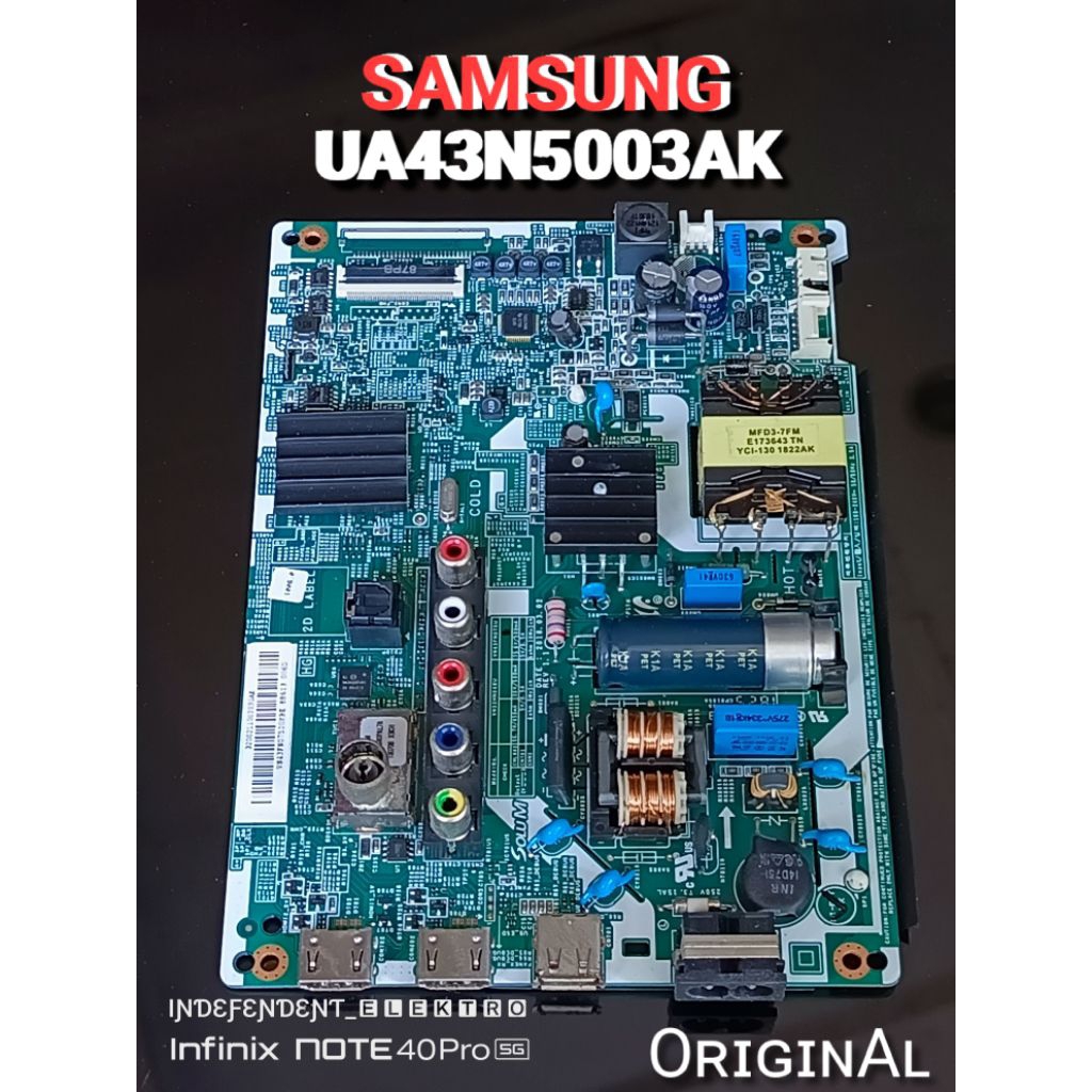 Mainboard Tv Samsung UA43N5003AK  UA 43N5003 AK    mainboard Samsung ua43n5003ak    mesin led Samsun