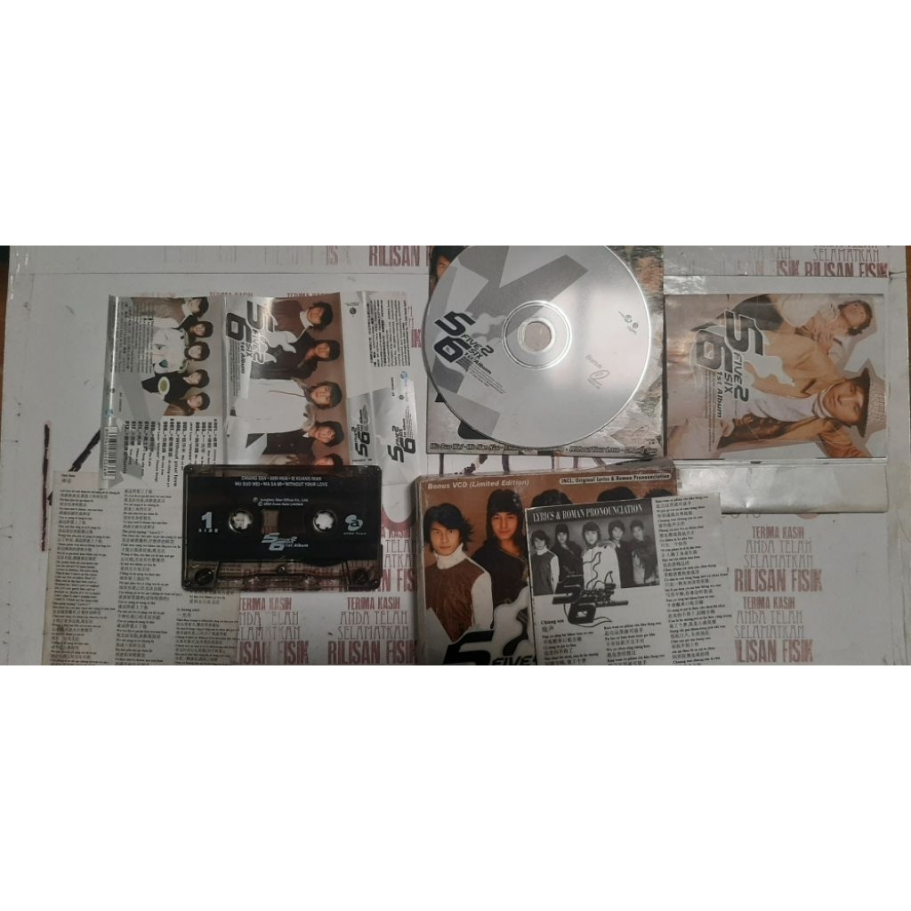 Kaset 5566 5Five6Six 1st Album Kpop Bonus VCD