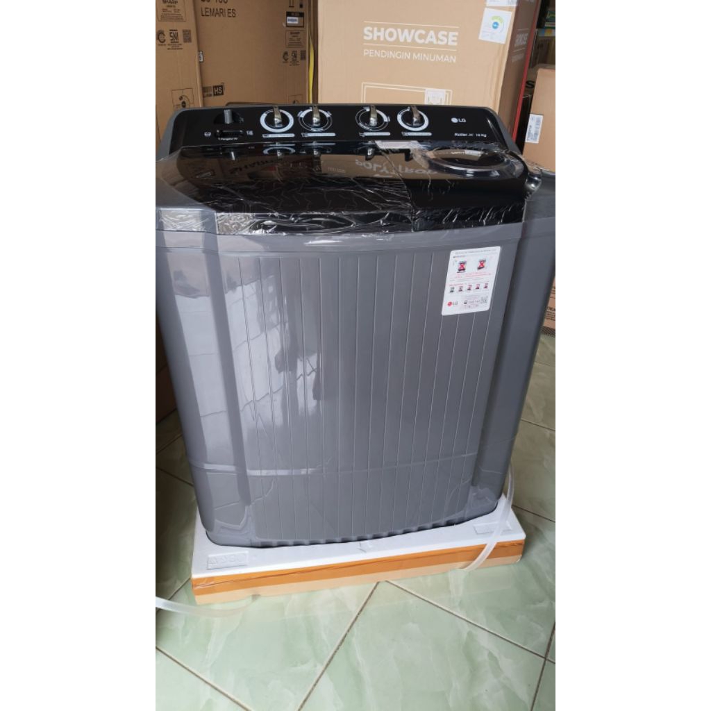 Mesin Cuci 2 Tabung LG 10KG P-1000RTM Roller Jet