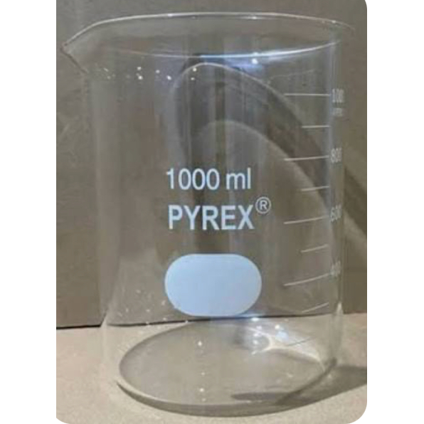 BEAKER GLASS 1000ML PYREX