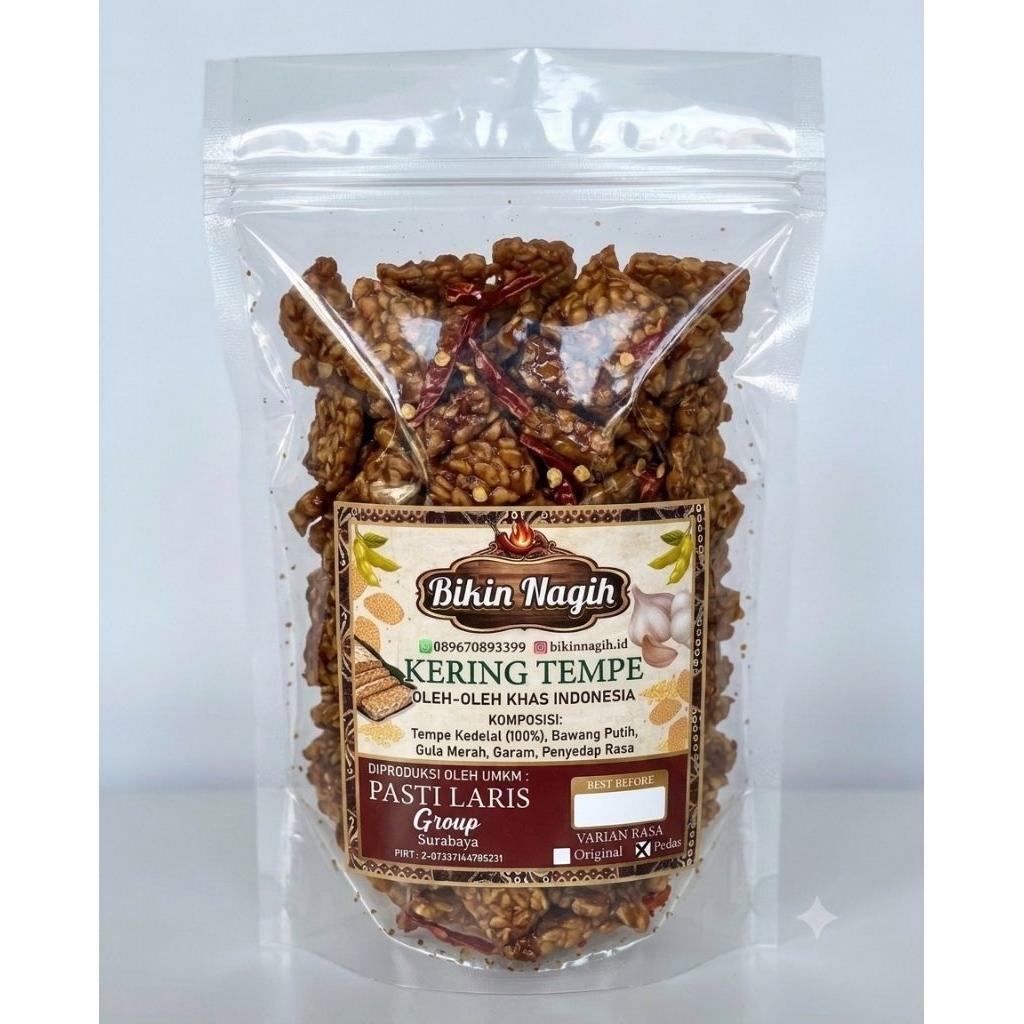 Kering Tempe - 150gr - Makanan Siap Saji - Orek Tempe - Tempe
