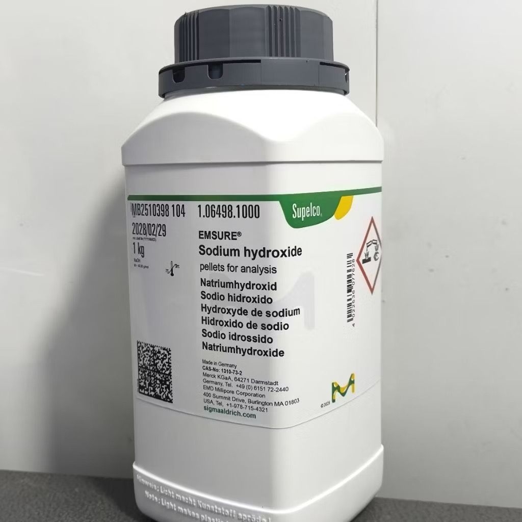 ￼NaOH / SODIUM HYDROXIDE FOR ANALISYS MERCK 106498 / NATRIUM HIDROKSIDA PRO ANALIS