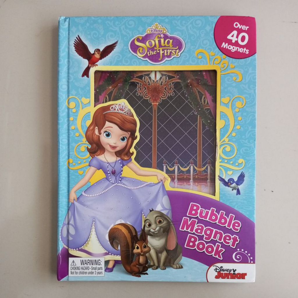 BOARDBOOK SOFIA THE FIRST BUBBLE MAGNET BOOK