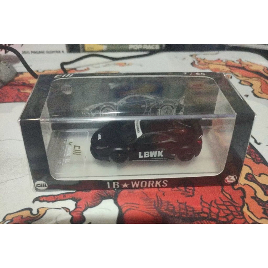 CM MODEL LBWK FERRARI 488 WIDEBODY BLACK DIECAST