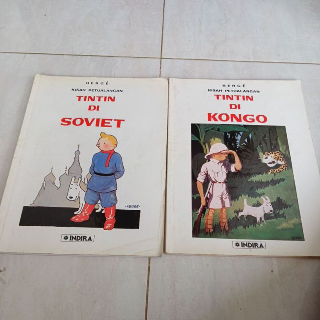KOMIK TINTIN DI KONGO. TINTIN DI SOVYET. UKURAN BESAR (Part 1)