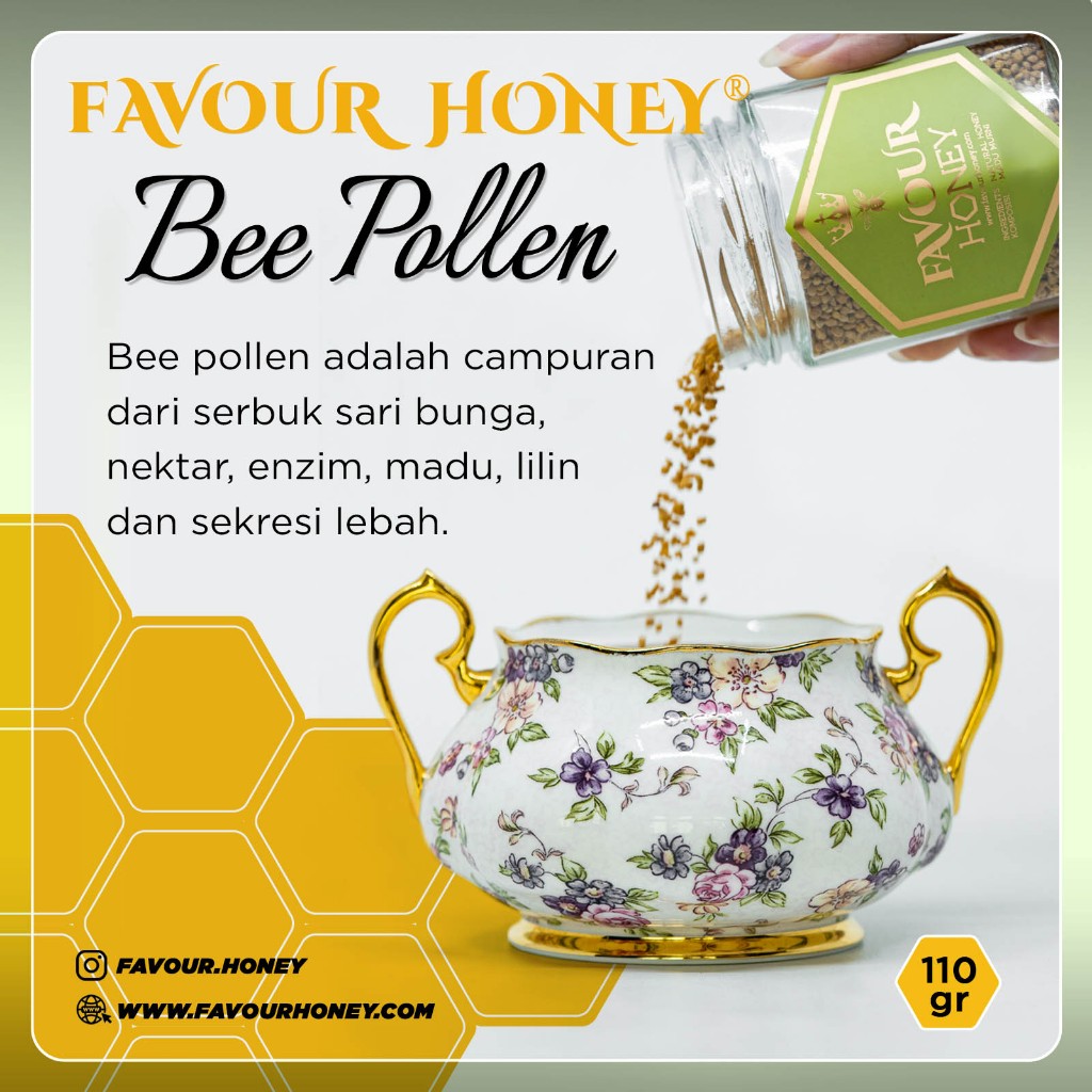 BEE POLLEN 100 % NATURAL ~ POLEN LEBAH