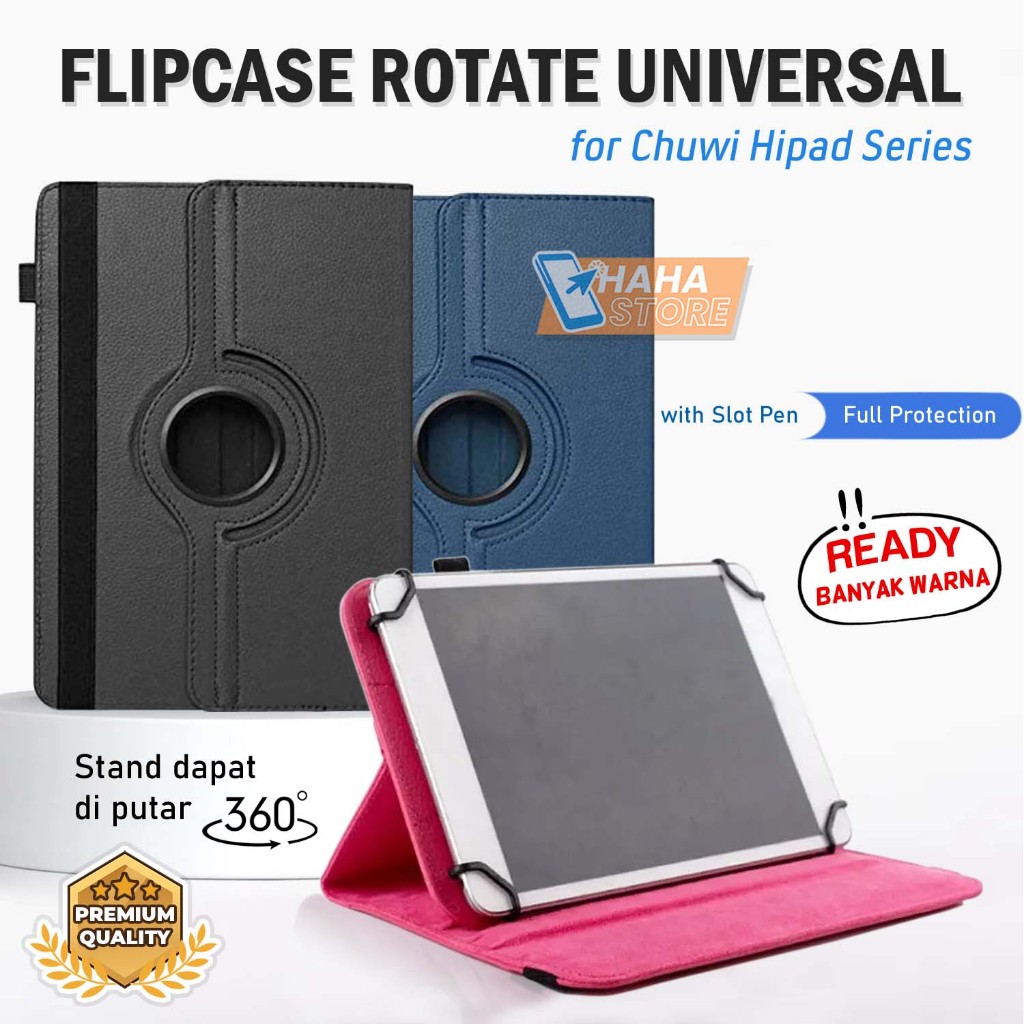 Chuwi Hi9 Hi10 Hipad Air Pro Plus 10.1 10.3 10.8 11 inch Rotate Case Universal Flipcase Sarung Casin