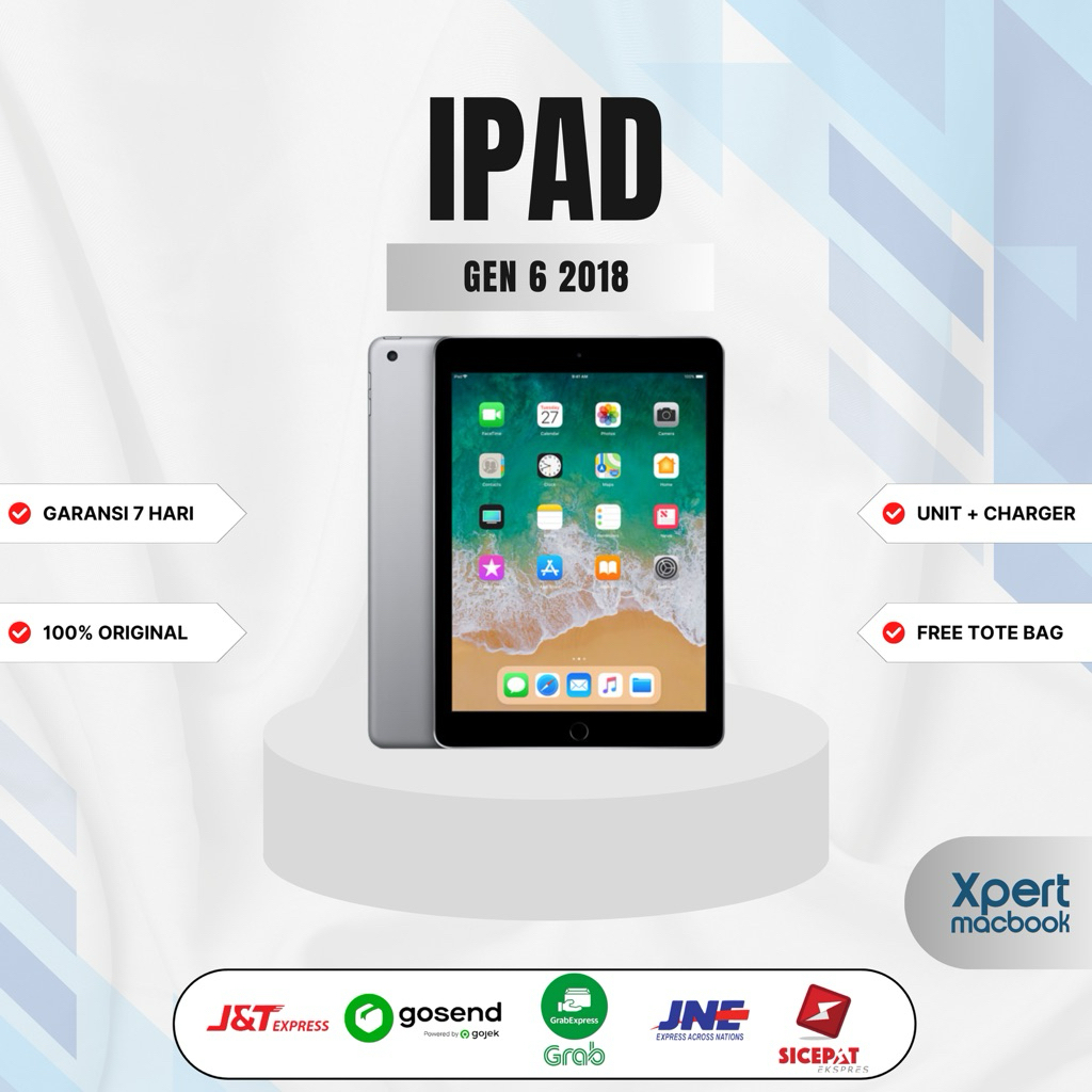 IPAD 6 32GB WIFI ONLY MULUS NORMAL
