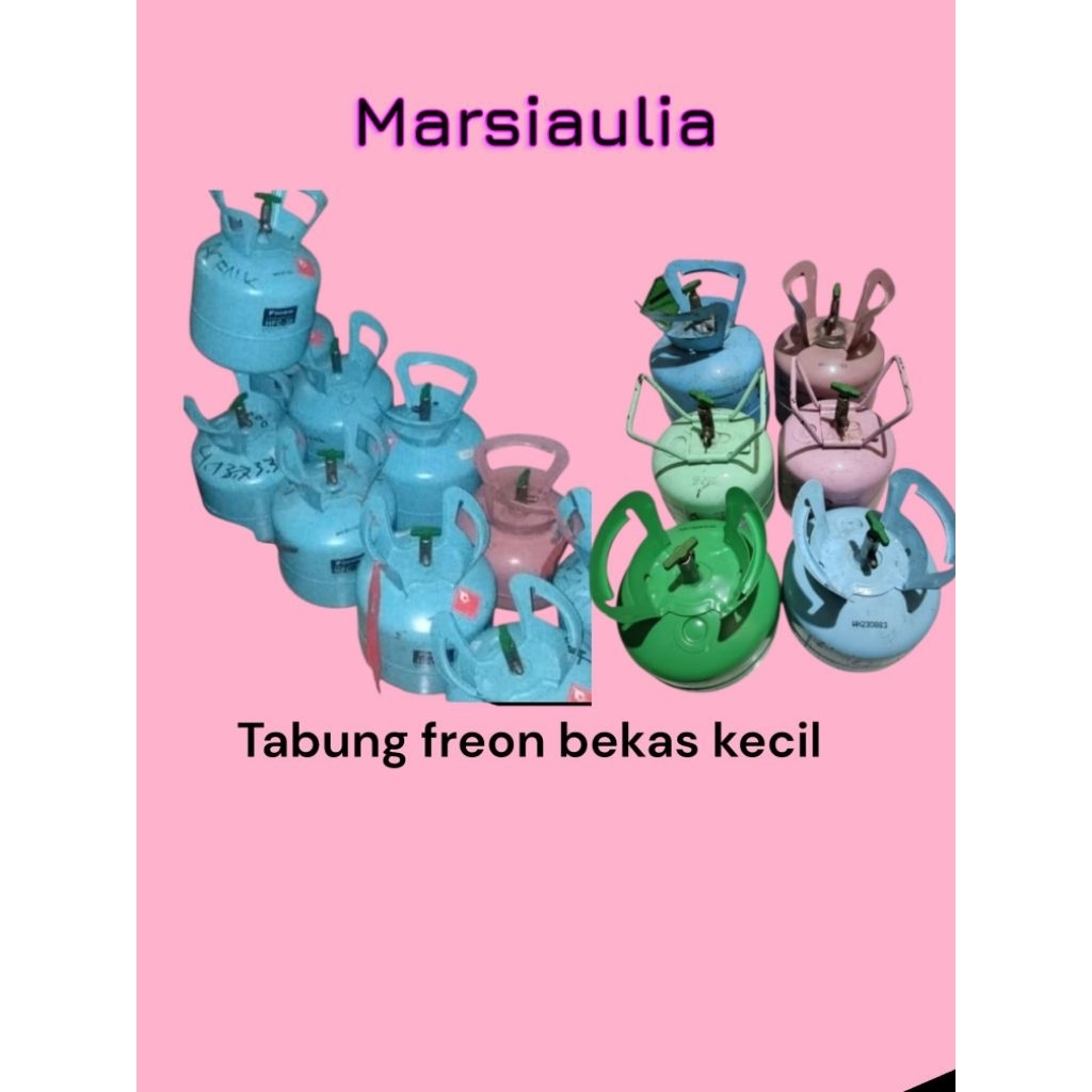 preon r404 isi 1kg 2kg atau 3kg freonn utk showcase frezer 404a dgn tabung kecil bekas